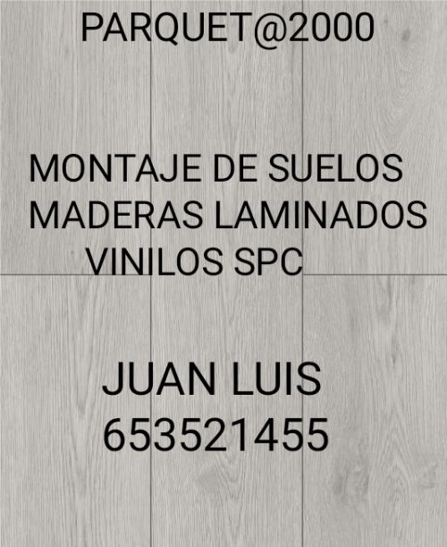 imagen de MONTAJE DE SUELOS DE  LAMINADOS VINILOS SPC con id 36029
