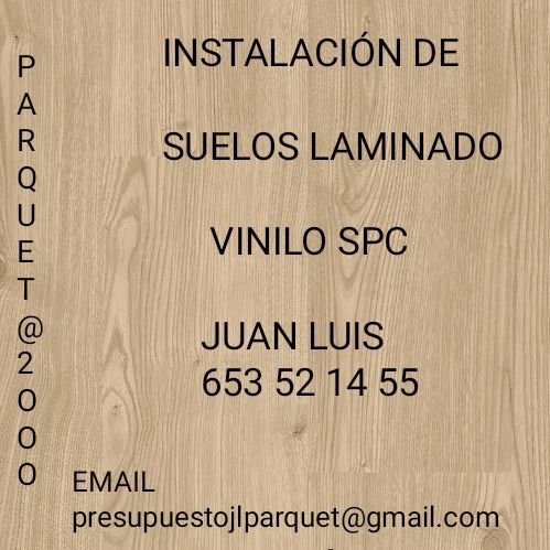 imagen de MONTAJE  DE SUELOS DE MADERAS LAMINADOS VINILOS con id 36412